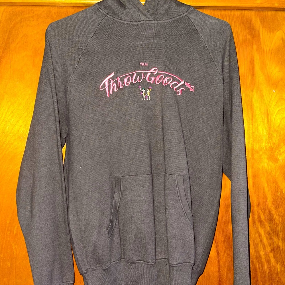 YAM ThrowGoods Cotton Cashmere Hoodie Size Small